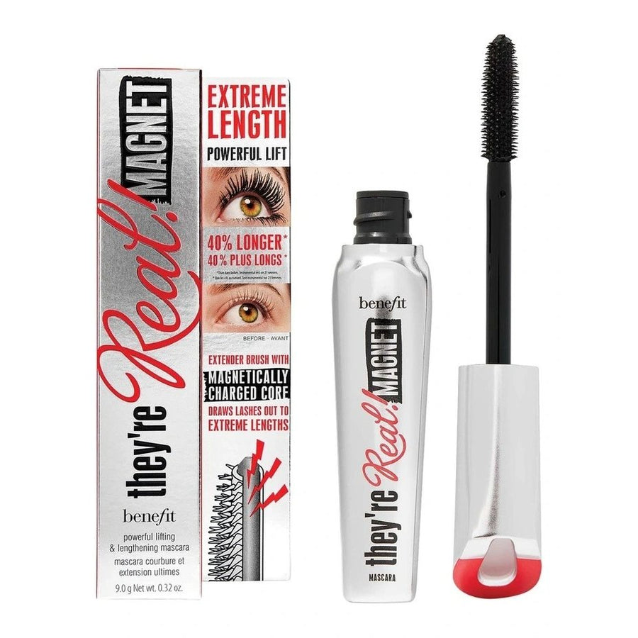 Benefit They're Real Magnet Extreme Lengthening Black Mascara Long Lasting  0.11oz 3g 