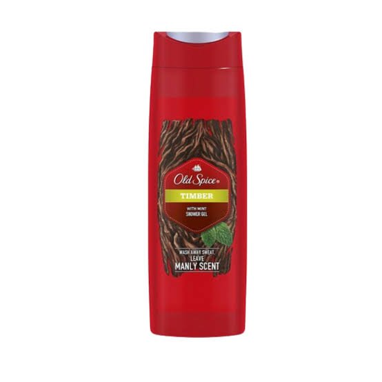 Old Spice Timber With Mint Shower Gel, Bath and Body 400ml 13.5oz