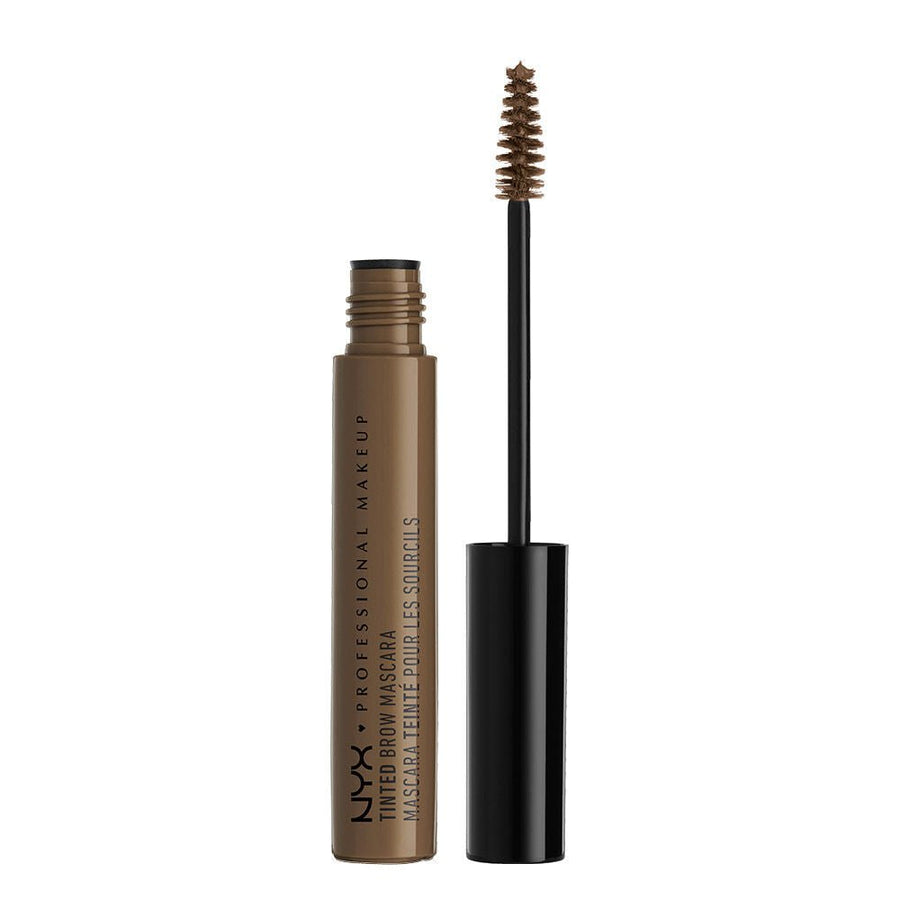 NYX Tinted Brow Mascara Eyebrow Enhancers 0.22oz 6.5ml TBM02 Chocolate, Thickens and Sets Eyebrows