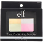 E.L.F Tone Correcting Powder Corrector 0.48oz 13.5g Lightweight Formula, Neutralizes Redness, Brightens Skin