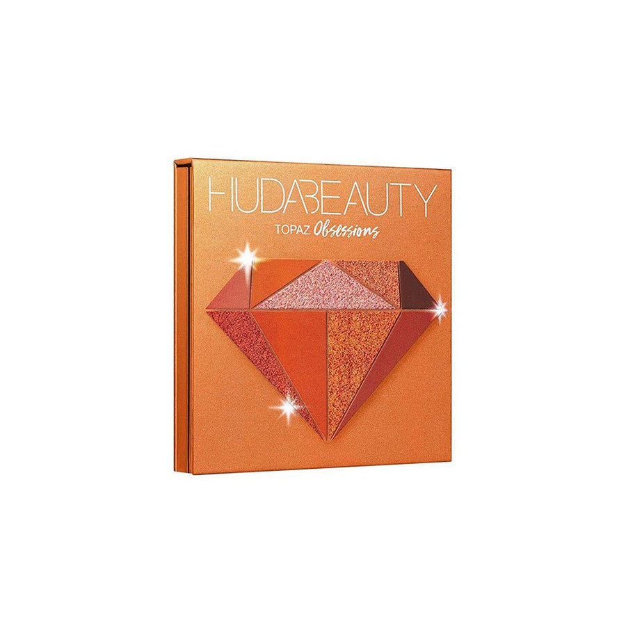 Huda Beauty Topaz Obsessions Eyeshadow Palette,  9 Shades, Blendable and Highly Pigmented Texture