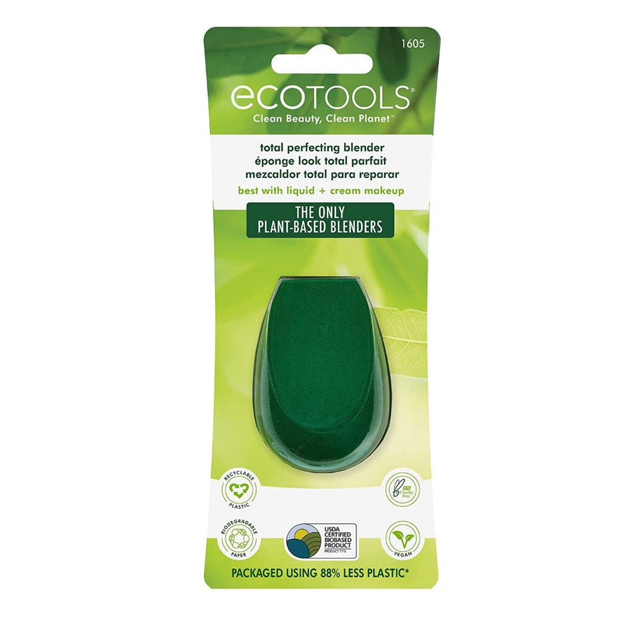 Ecotools Total Perfecting Blender Makeup Sponges Tools Blend Primer and Foundation for Flawless Looking Skin