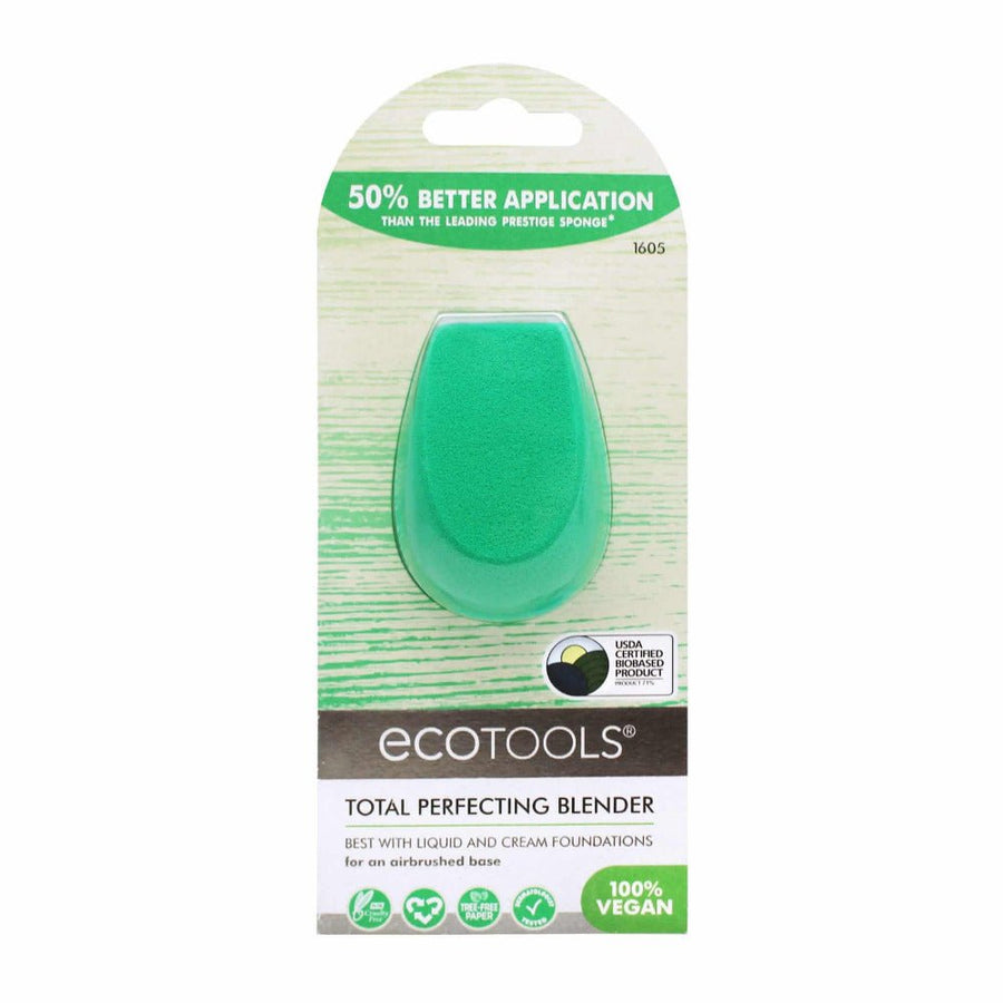 Ecotools Total Perfecting Blender Makeup Sponges Tools Blend Primer and Foundation for Flawless Looking Skin