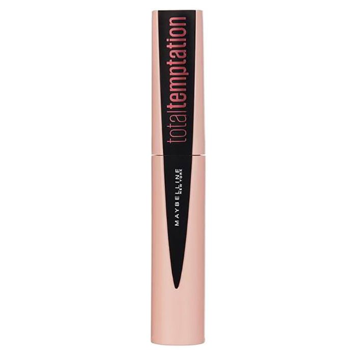 Maybelline Total Temptation Mascara Black 0.29oz 8.6ml, Coconut Extract, Creamy, Whipped Formula