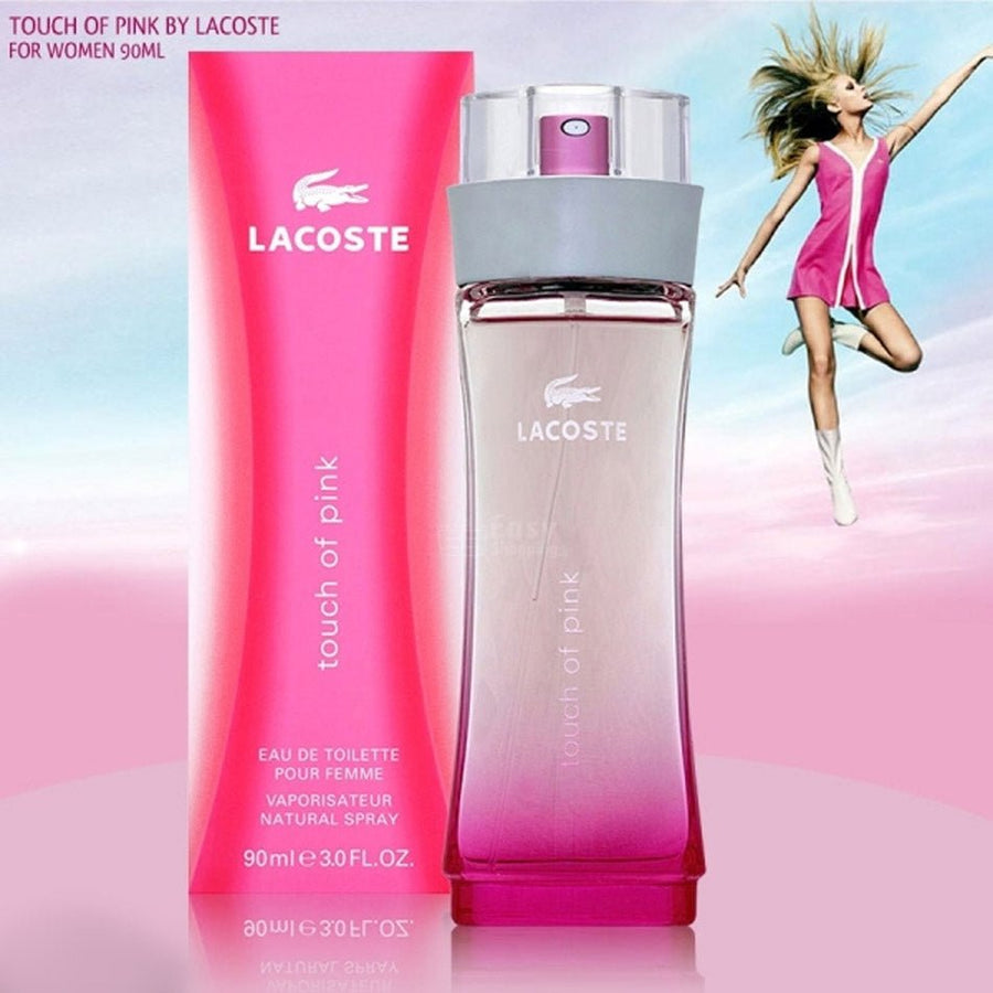 Lacoste Touch of Pink Women Perfume 3.0oz 90ML EAU DE TOILETTE SPRAY  