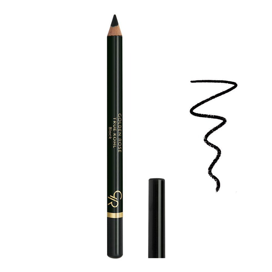 Golden Rose True Kohl Eyeliner Black Eyeliner, Smooth, Precise, Define Lines