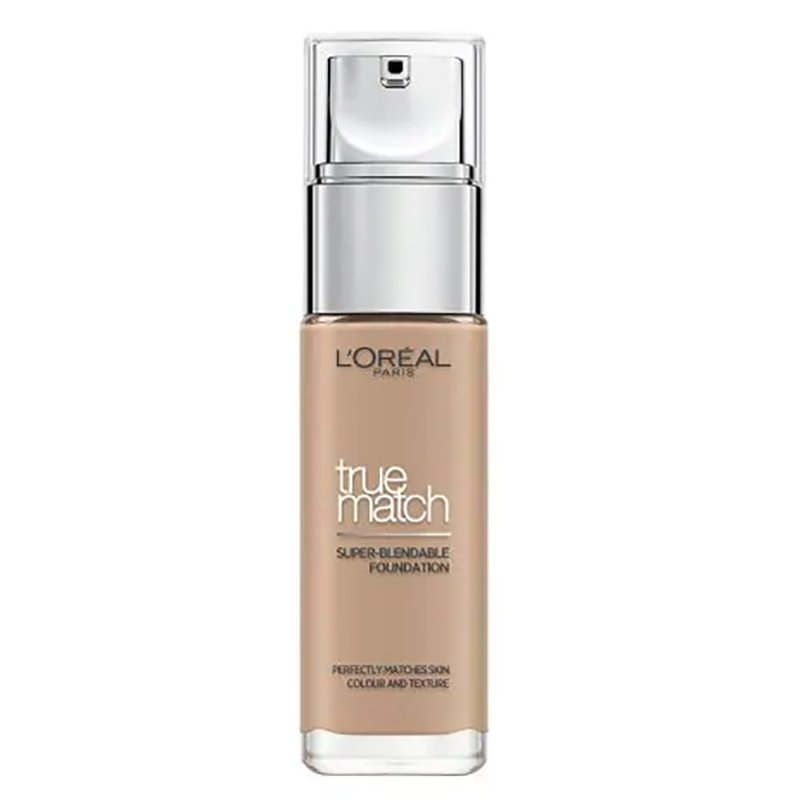 L'Oreal Paris True Match Foundation 30ml, Hydrating, Hyaluronic Acid, Glycerin, Aloe Vera extract #color_3.C Rose Beige