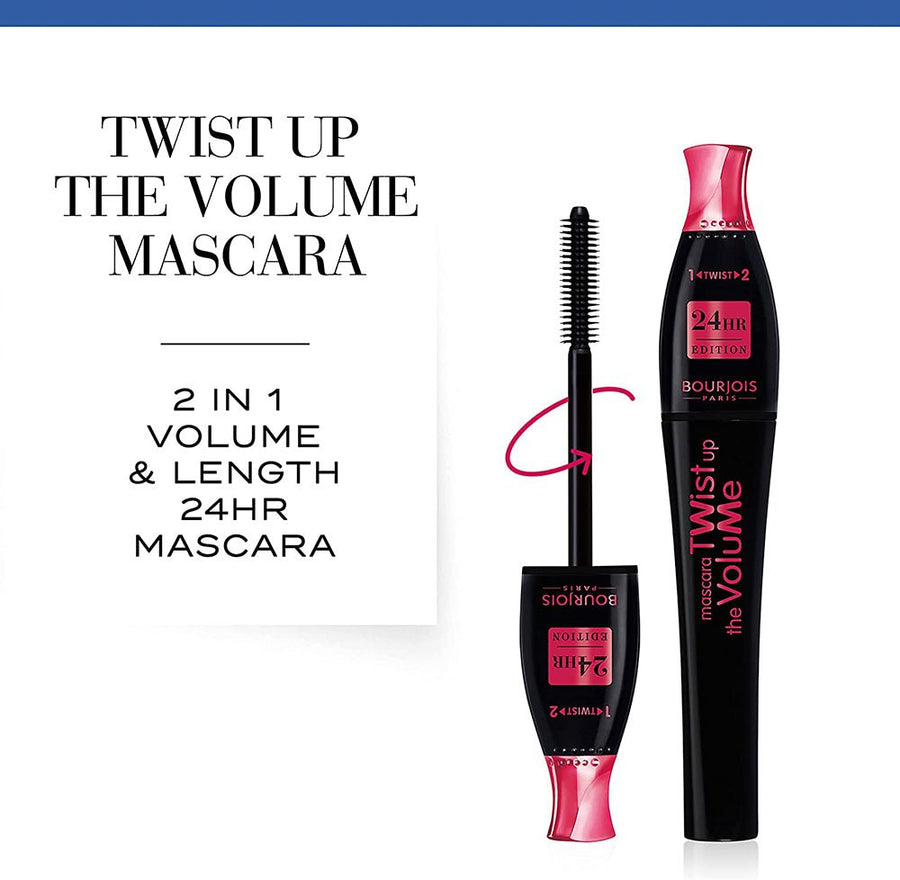 Bourjois Twist Up The Volume Mascara 24h Edition 23 Black 0.27oz 8ml 