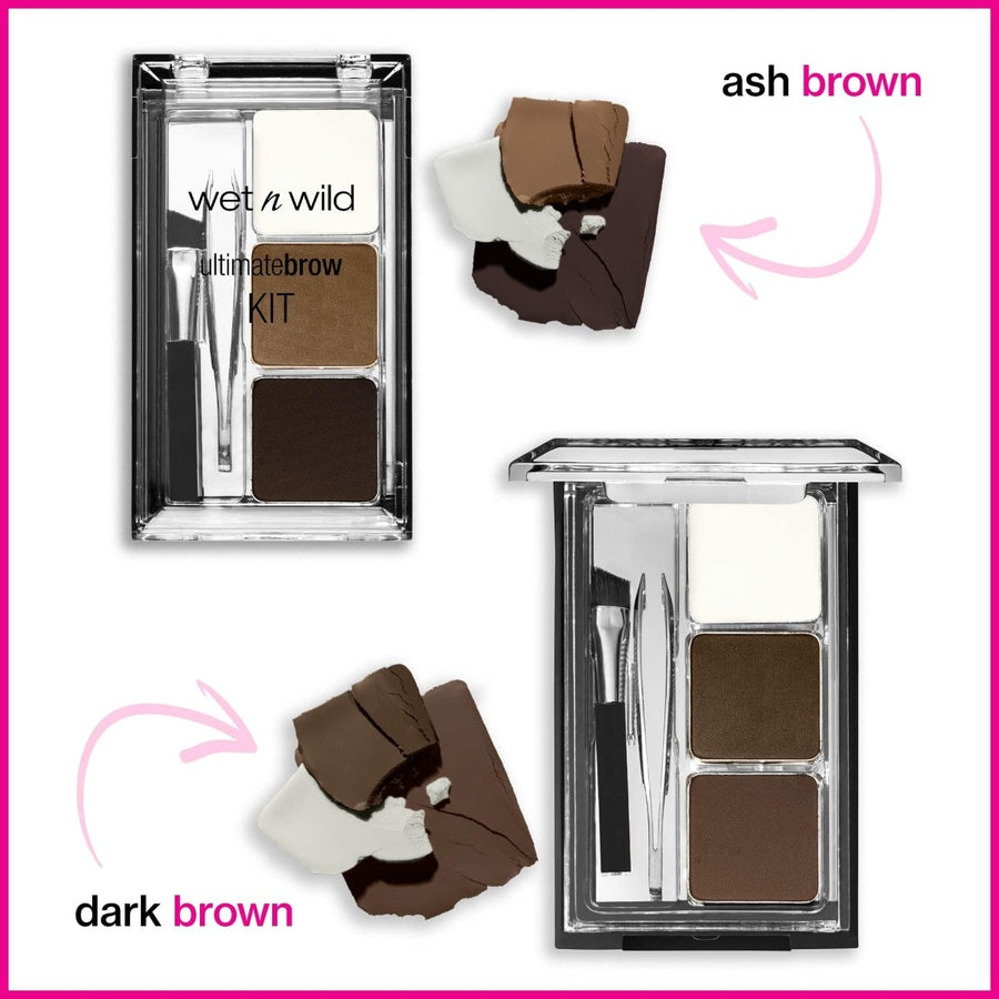 Wet n wild Ultimate Brow Kit 2.5g, Shape, Smooth, Define Eyebrows #color_E965 Ash brown