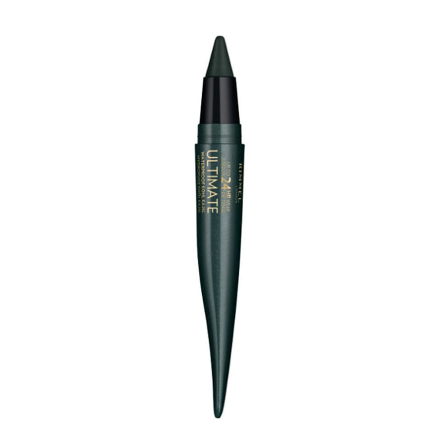 Rimmel Ultimate Kohl Kajal Waterproof Eyeliner1.6ml, Intense Color, Smudge Proof, Transfer Proof #color_003 Smoked Emerald