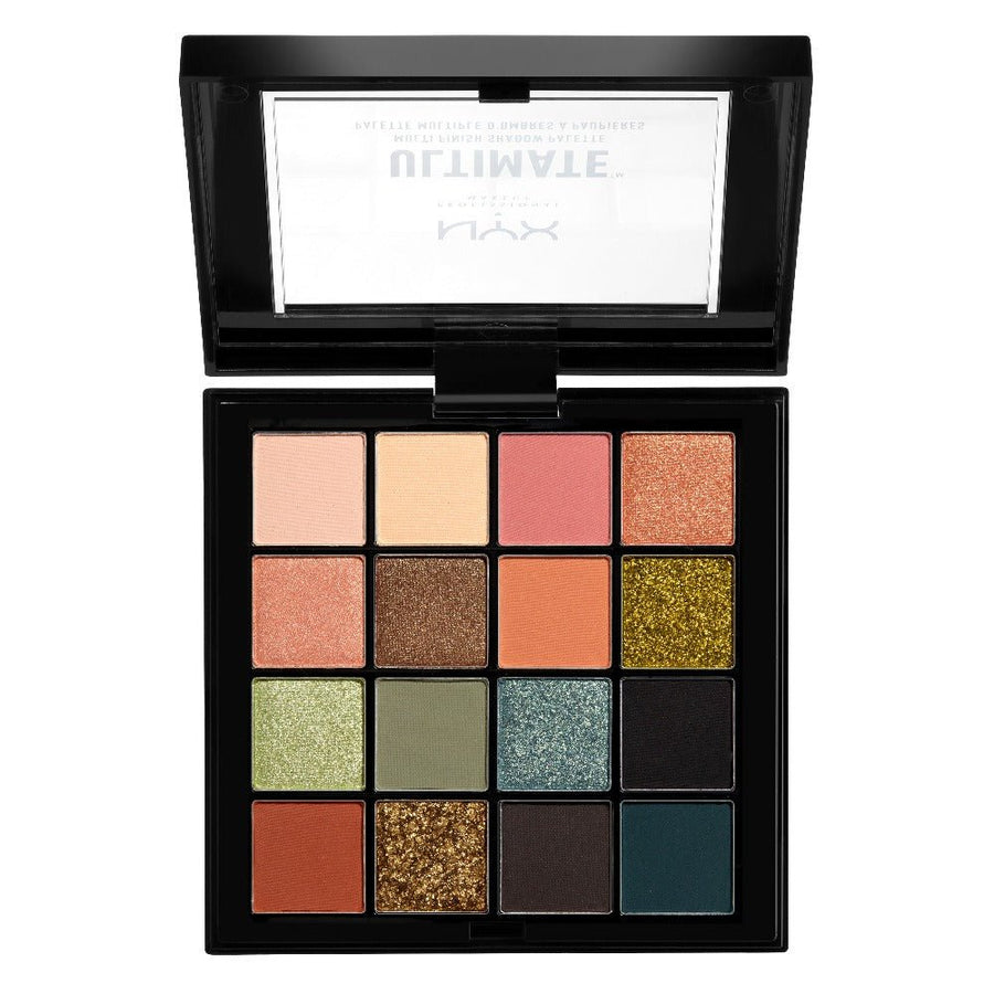 NYX Ultimate Shadow Palette 16 Color 0.83g, Cool Neutral, Warm Neutral, Smokey and Highlight #color_USP12 Ultimate Utopia