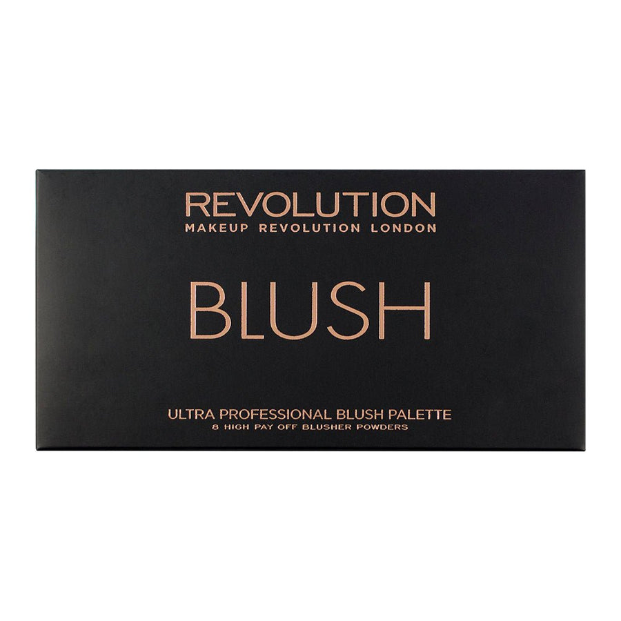 Revolution Ultra Blush Palette Sugar And Spice 8x1.6g, Shimmer and Matte Blushers