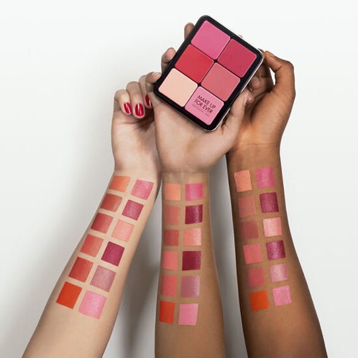 Make Up For Ever Ultra HD Blush Palette 0.85oz 24g,12 Shades, Pink, Plum, Tangerine and Coral