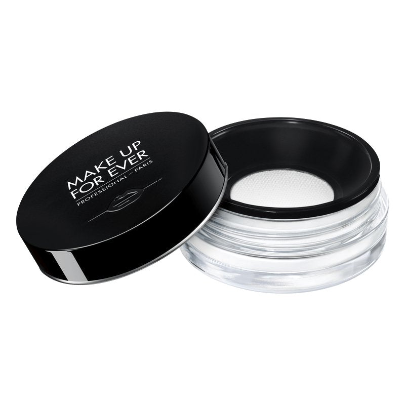 Make Up For Ever Ultra HD Loose Powder Face Powder Transparent 0.04oz 1g, Naturally Matte, Reduces Pores and Fine Lines