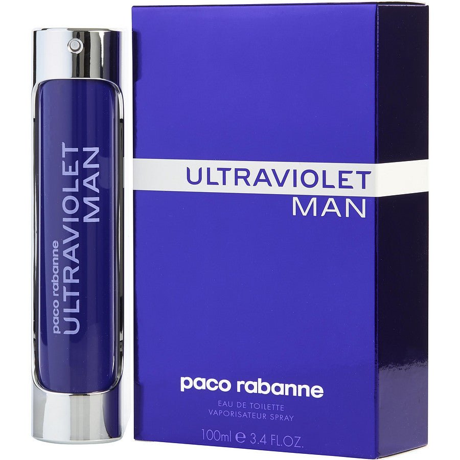 Paco Rabanne Ultraviolet Man Men Perfume 3.4oz 100ml EAU DE TOILETTE SPRAY  