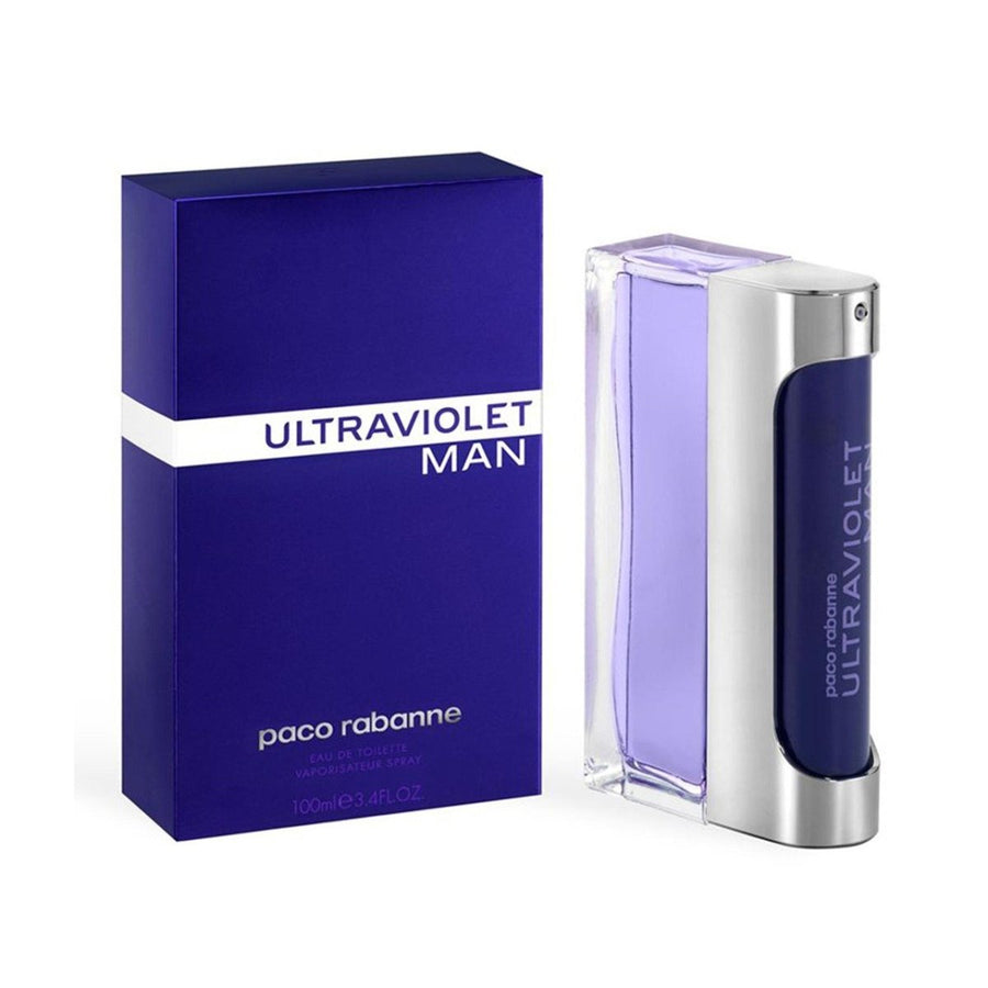 Paco Rabanne Ultraviolet Man Men Perfume 3.4oz 100ml EAU DE TOILETTE SPRAY  