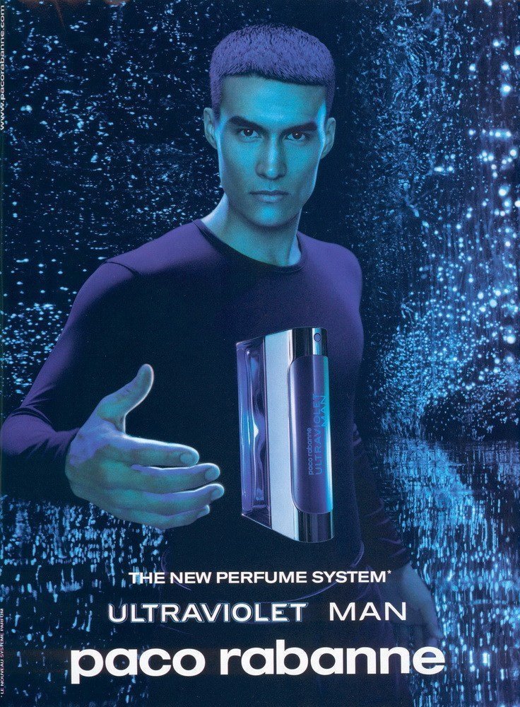 Paco Rabanne Ultraviolet Man Men Perfume 3.4oz 100ml EAU DE TOILETTE SPRAY  