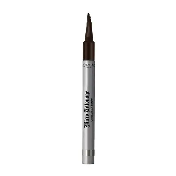 L'Oreal Paris Unbelieva Brow Micro Tattoo Brow Definer, Smudge Resistant Felt Pen, Microblading Effect #color_109 Ebony