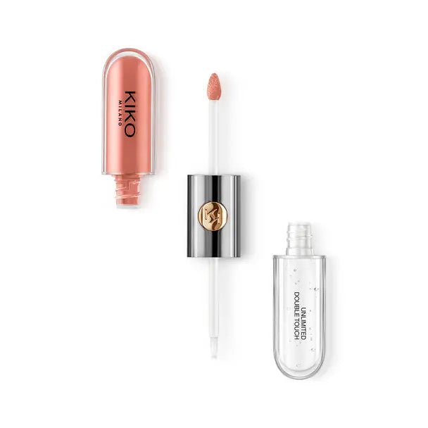 Kiko Milano Unlimited Double Touch Liquid Lipstick Long-Lasting Two-Step 2 x 3ml, Radiant Finish #color_129