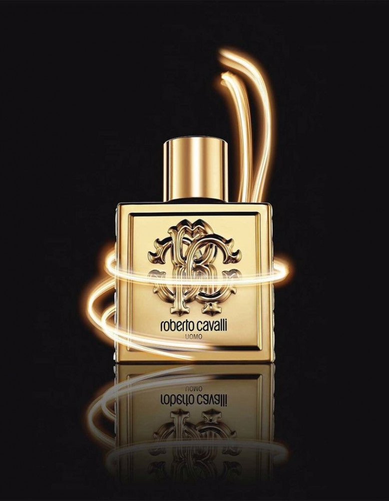 Roberto Cavalli Uomo Golden Anniversary EDP Intense Men Perfume 3.4oz 100ml EAU DE PARFUM SPRAY  