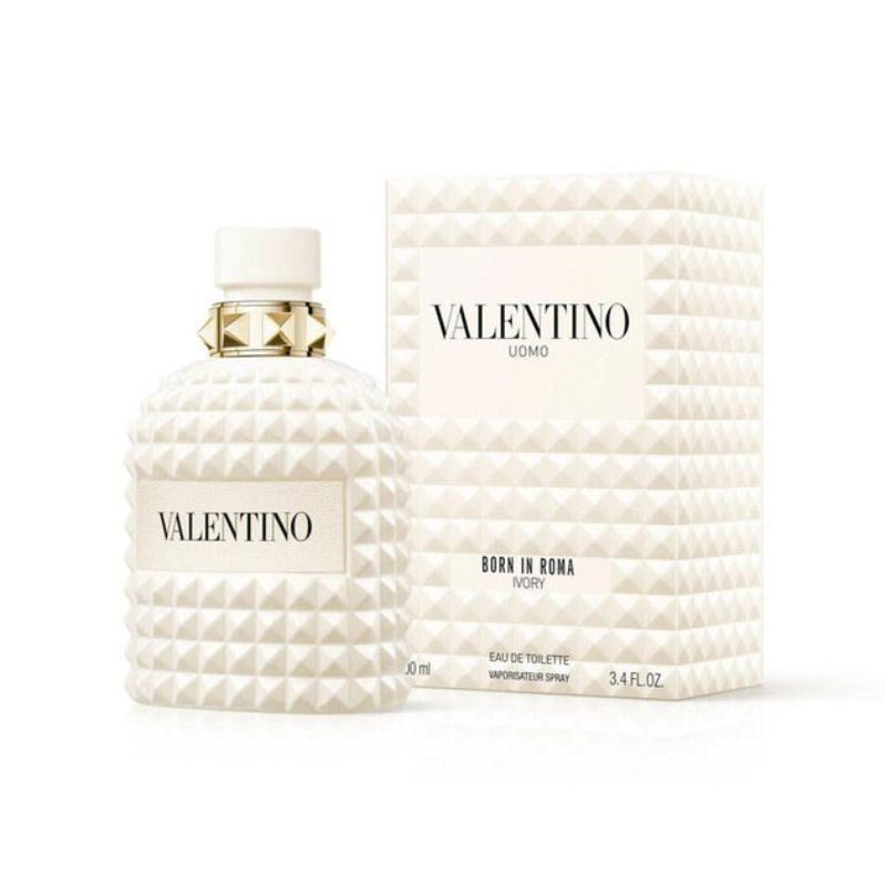 Valentino Born In Roma Ivory Uomo EDT Men Perfume 3.3oz 100ml EAU DE TOILETTE SPRAY