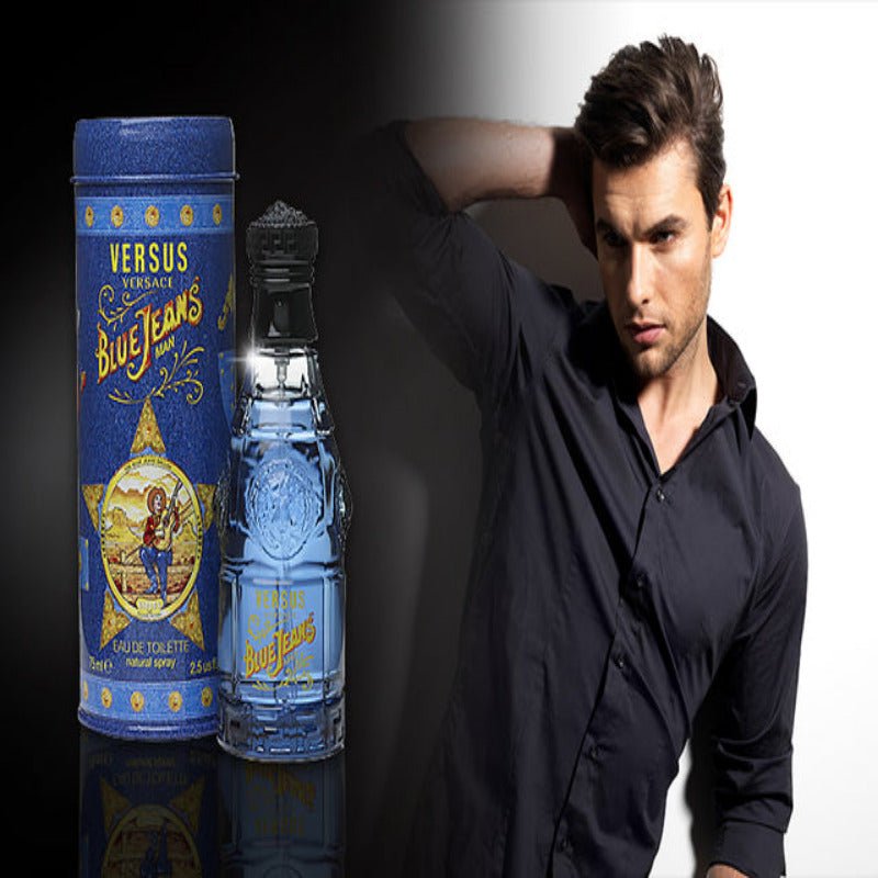 Versace Versus Blue Jeans Man Men Perfume 2.5oz 75ml EAU DE TOILETTE SPRAY  