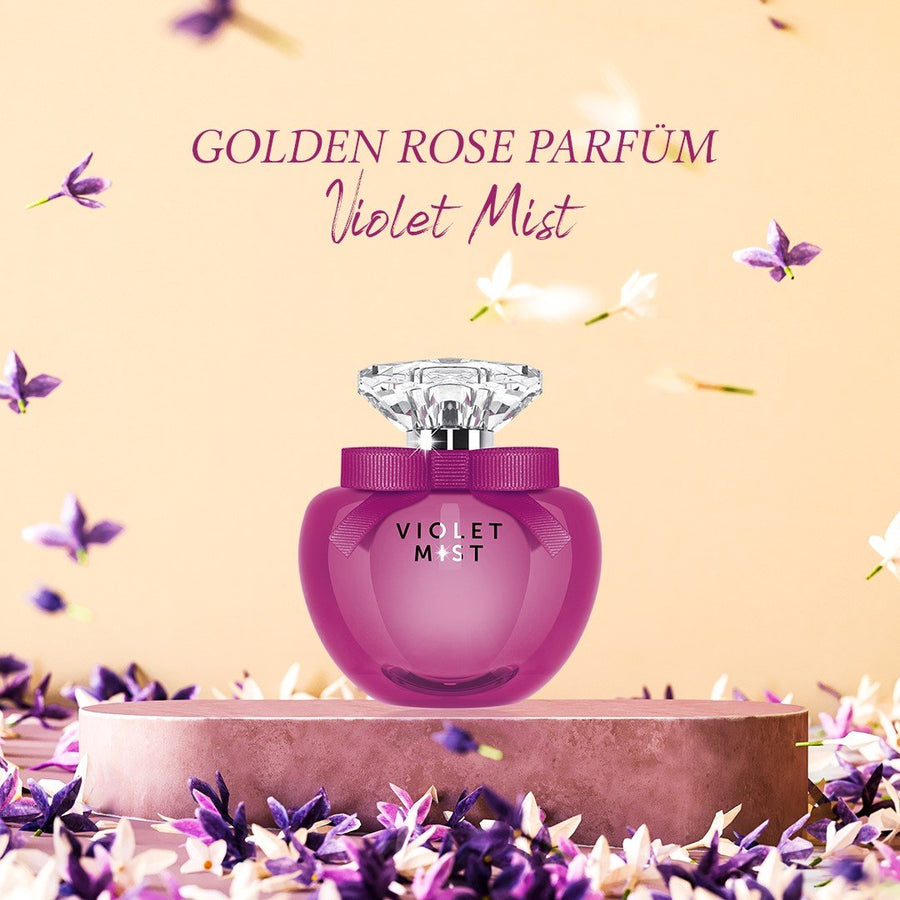 Golden Rose Violet Mist Women Perfume 3.4oz 100ml EAU DE PARFUM SPRAY  