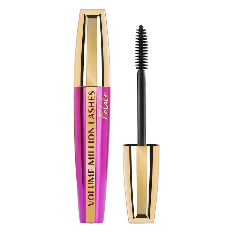 L'Oreal Paris Voluminous Million Lashes Fatale Mascara Black 0.32oz 9ml, Buildable Formula with Intense Pigments