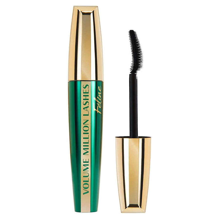 L'Oreal Paris Voluminous Million Lashes Feline Mascara Black 0.32oz 9ml, Curl and Volume