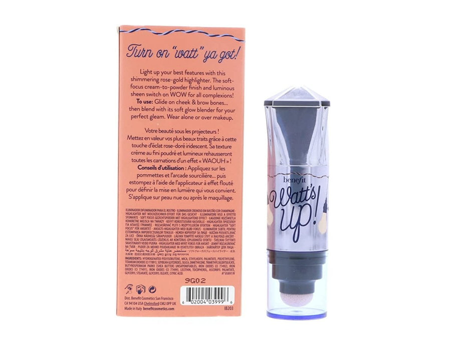 Benefit Watts Up Soft Focus Highlighter For Face 9.4g Champagne #color_Champagne