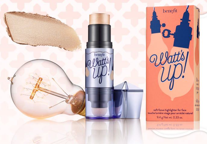 Benefit Watts Up Soft Focus Highlighter For Face 9.4g Champagne #color_Champagne