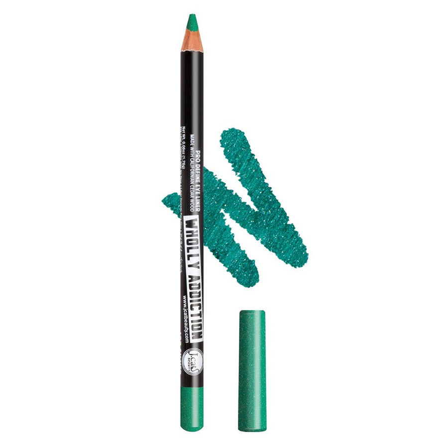 J. Cat Wholly Addiction Pro Define Eyeliner Blendable, Smooth, Long-Lasting #color_WE122 Green Coral