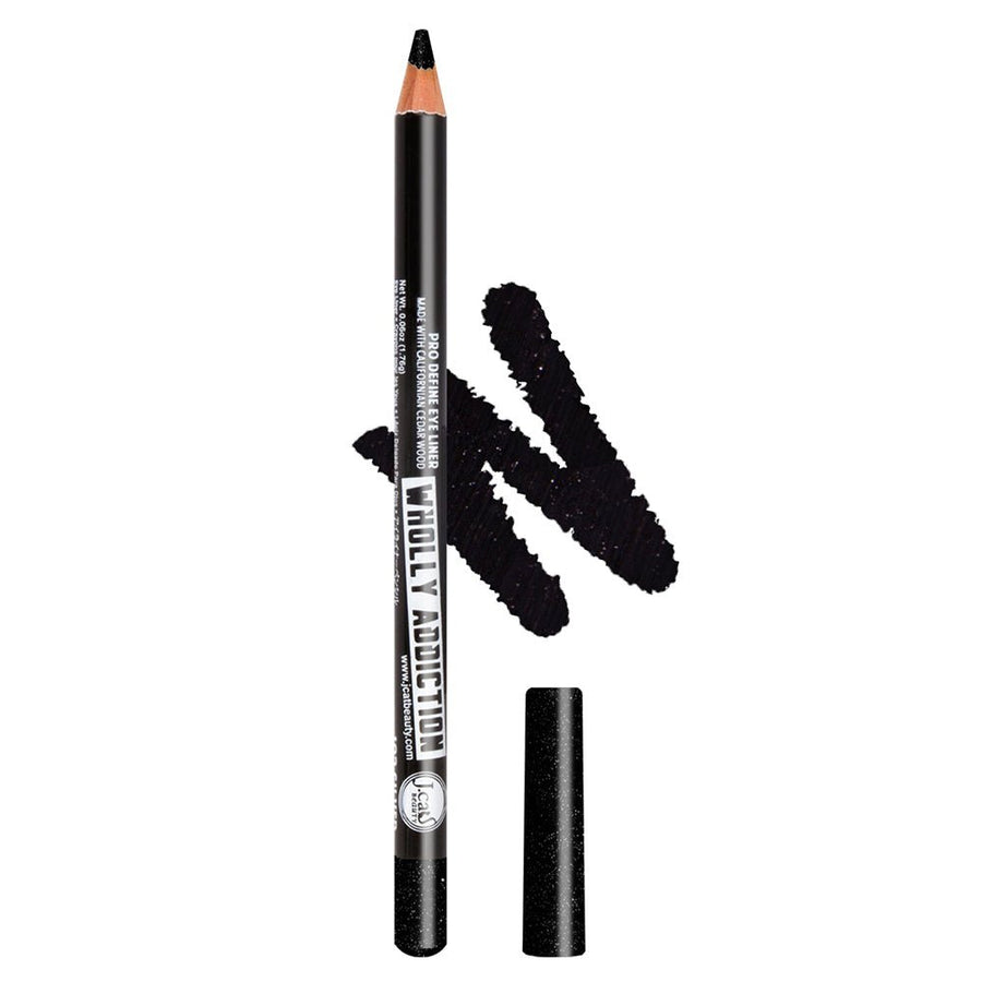 J. Cat Wholly Addiction Pro Define Eyeliner Blendable, Smooth, Long-Lasting #color_WE124 Shimmer Black