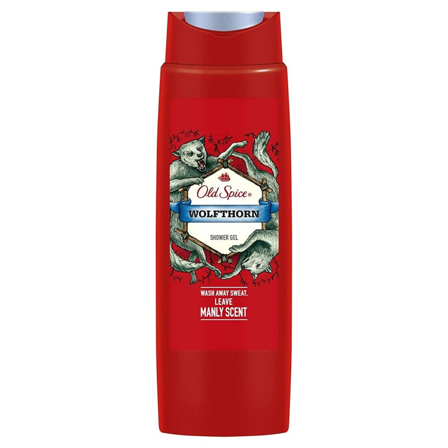 Old Spice Wolfthorn Shower Gel For Men Body Wash 400ml  