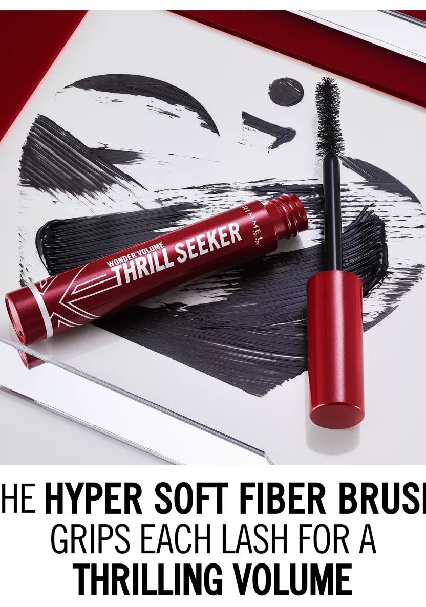 Rimmel Wonder Volume Thrill Seeker Mascara 12ml | Ramfa Beauty #color_EXTREME BLACK