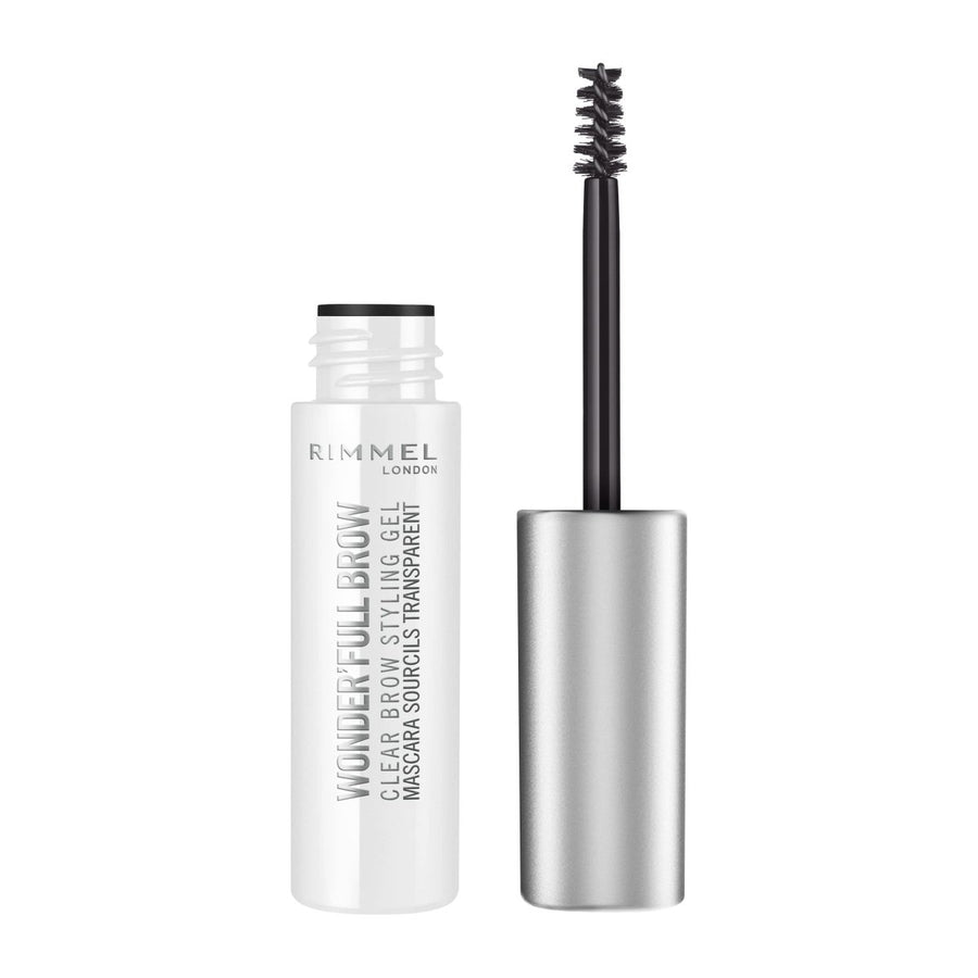 Rimmel Wonder'Full Brow Eyebrow Enhancers 004 Clear 4.5ml, Long-Wearing Gel, Fixes Eyebrows #color_004 Clear