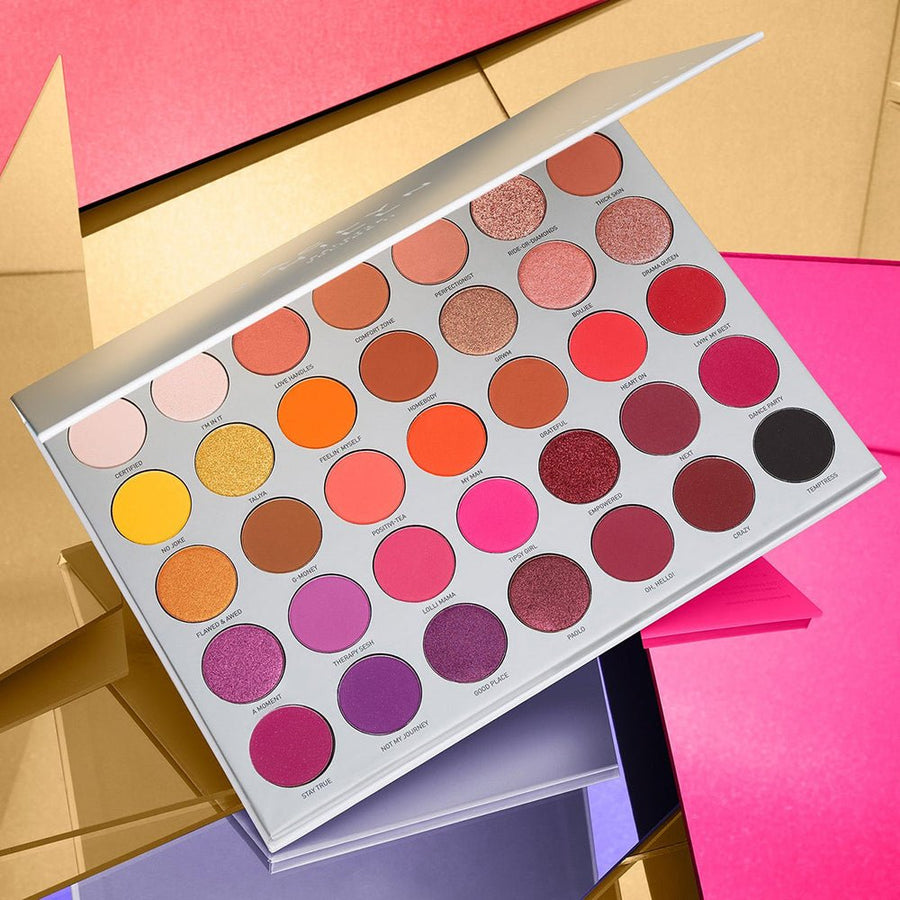 Morphe X Jaclyn Hill Eyeshadow Palette Volume II, 35 Matte and Shiny Colors