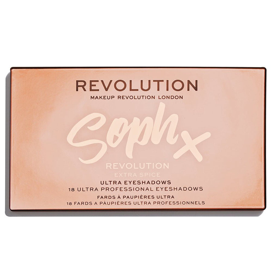 Revolution X Soph Extra Spice Eyeshadow Palette, 18 Shimmer and Matte Shades