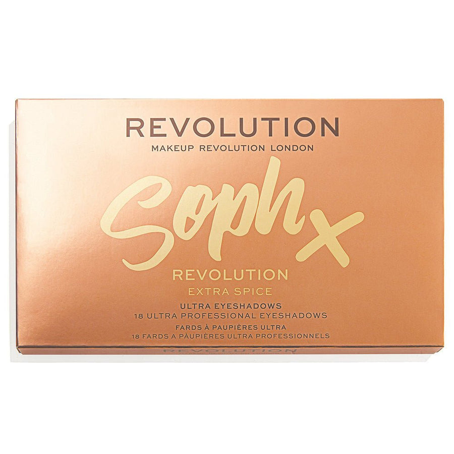 Revolution X Soph Extra Spice Eyeshadow Palette, 18 Shimmer and Matte Shades