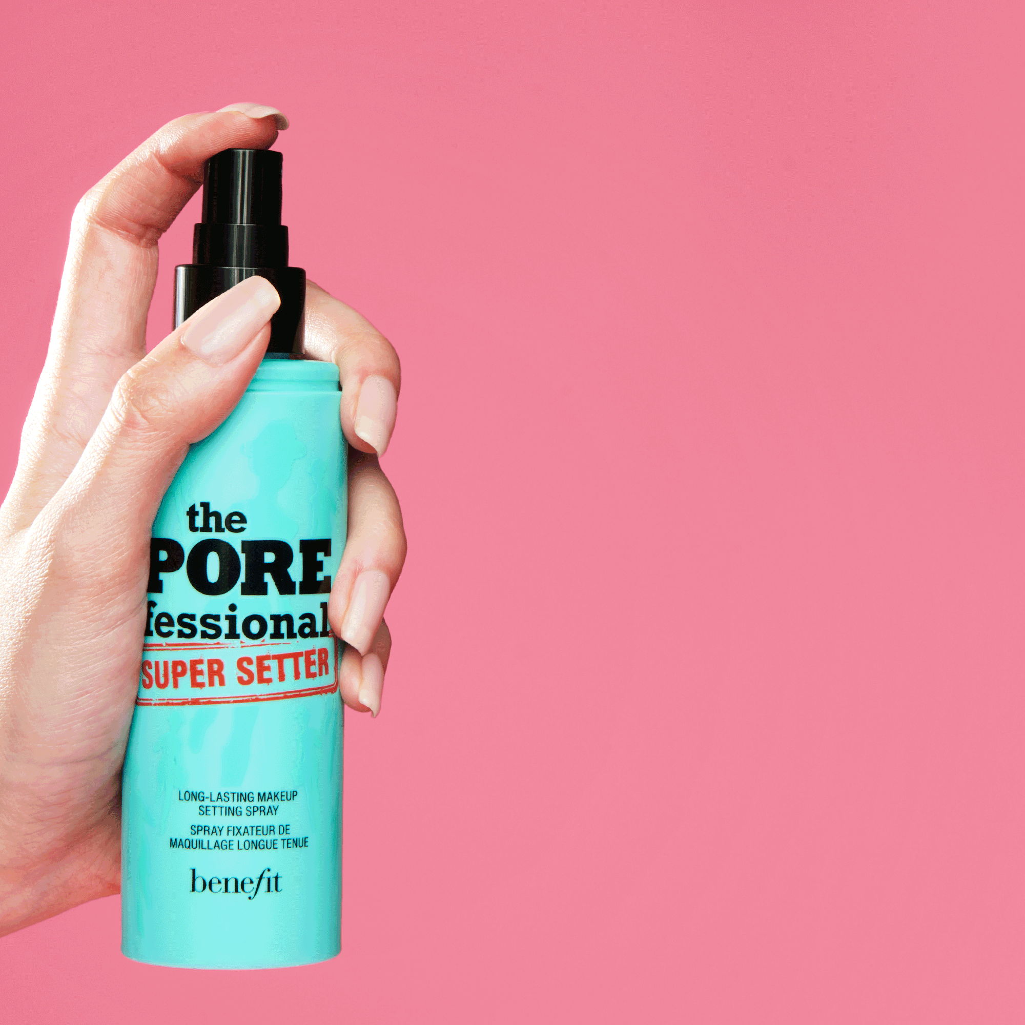 Benefit The POREfessional Super Setter Long-Lasting Makeup Spray Face Primer Clear 4.2oz 120ml 