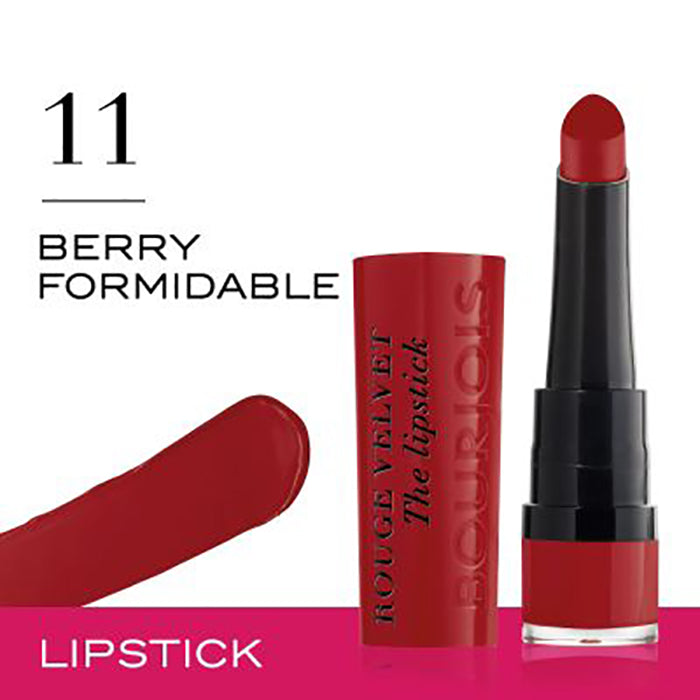 Bourjois Rouge Velvet Lipstick 0.085oz 2.4g Hydrating Matte Lipcolor #color_11 Berry Formidable