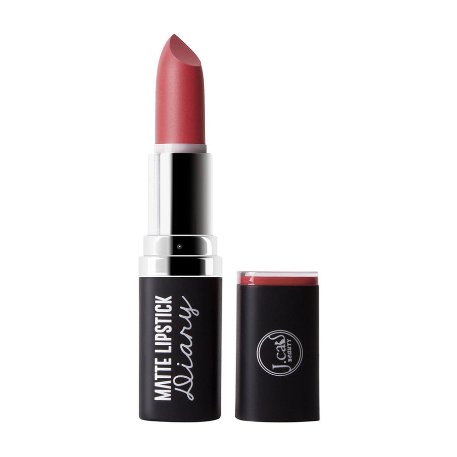 J. Cat Matte Lipstick Diary | Ramfa Beauty #color_MLD110 Am I Ready?