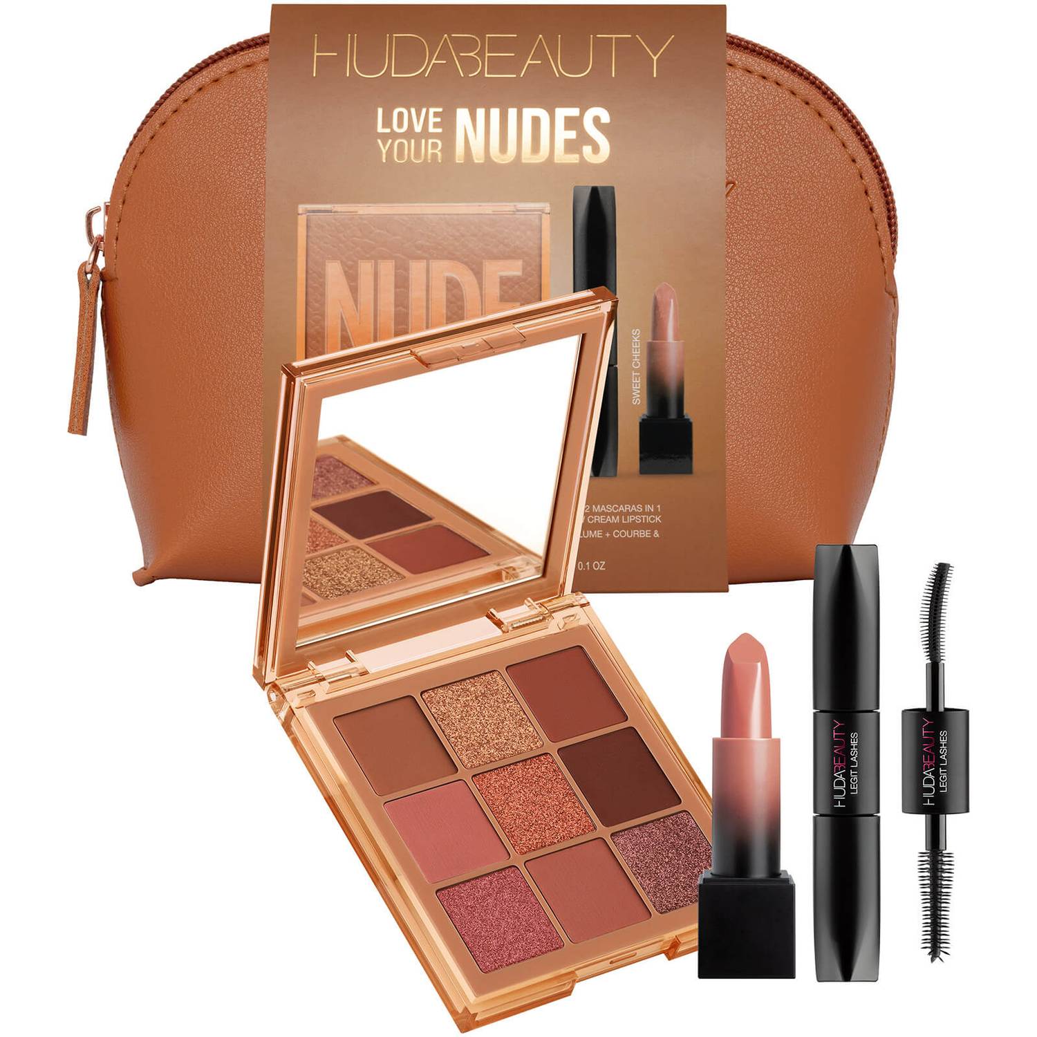 Huda Beauty Love Your Nudes 4Pcs Gift set | Ramfa Beauty #color_Medium 