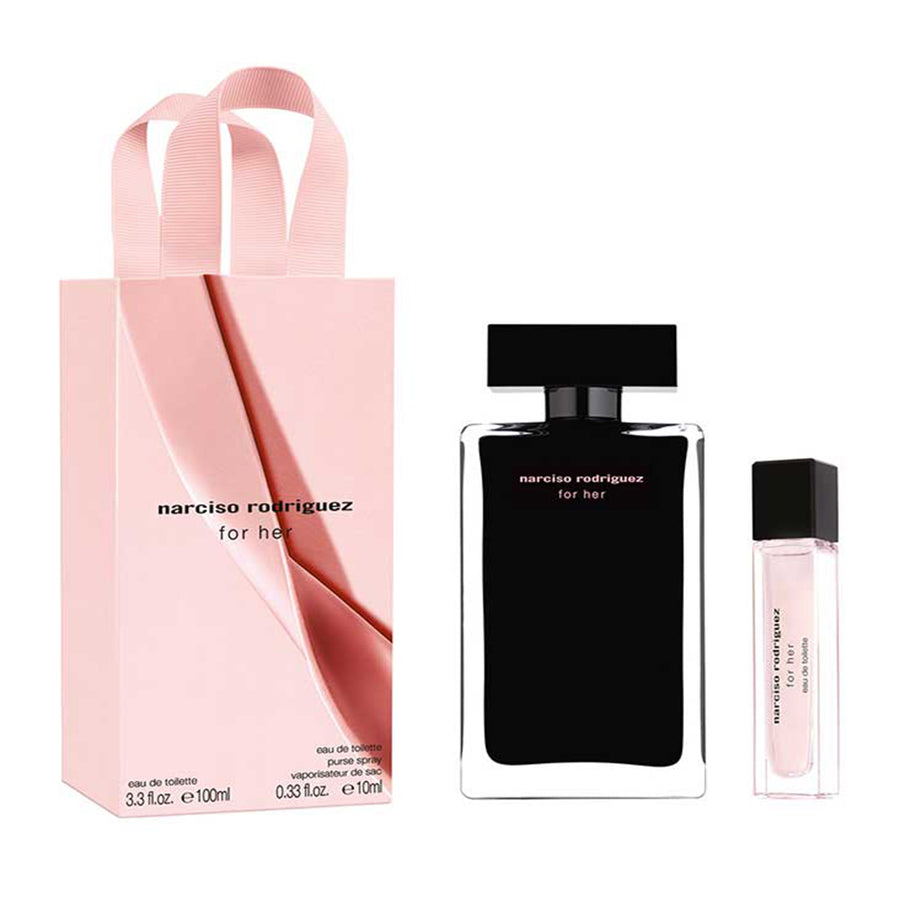 Narciso Rodriguez 2 Pc Gift Set (L) 100ml + Spray 10ml | Ramfa Beauty