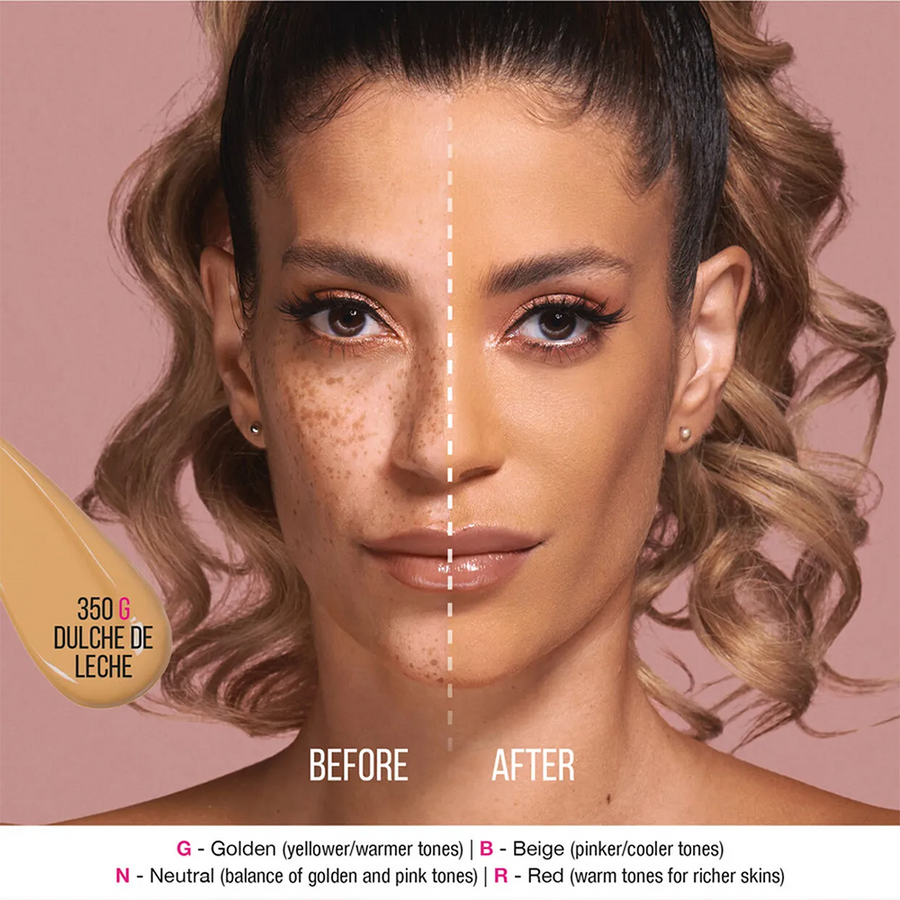 Huda Beauty FauxFilter Foundation | Ramfa Beauty #color_Dulce De Leche 350G