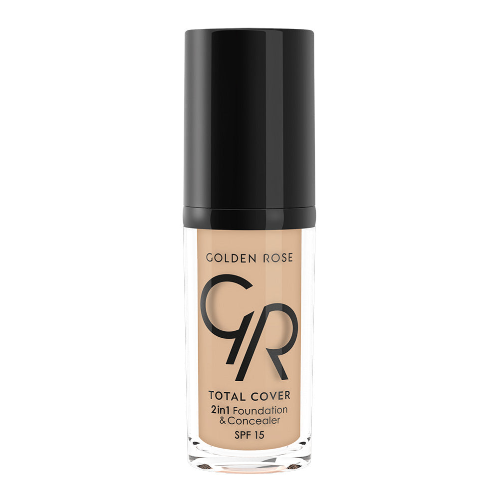 Golden Rose Total Cover 2 In 1 Foundation & Concealer | Ramfa Beauty #color_05 Cool Sand