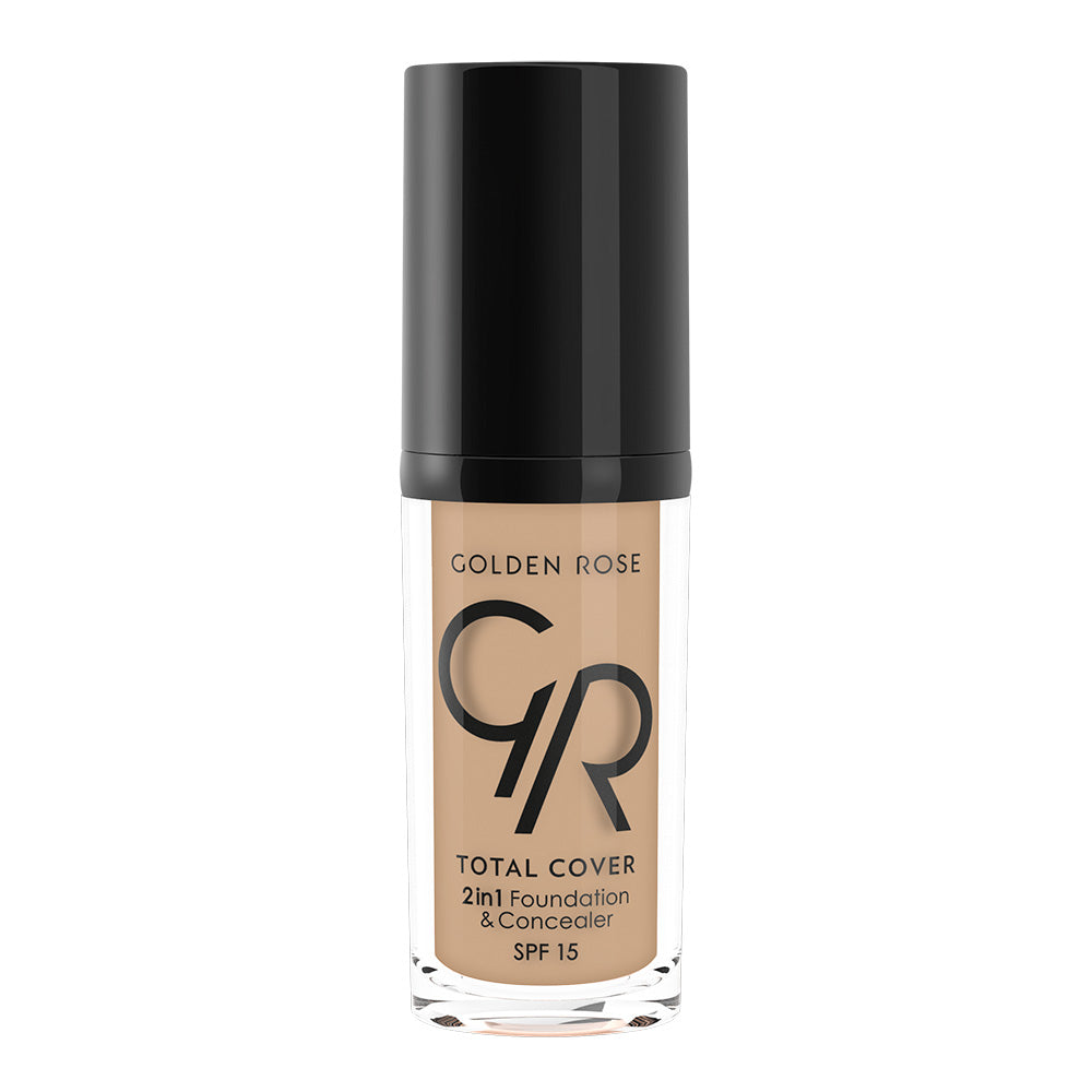 Golden Rose Total Cover 2 In 1 Foundation & Concealer | Ramfa Beauty #color_06 Taupe