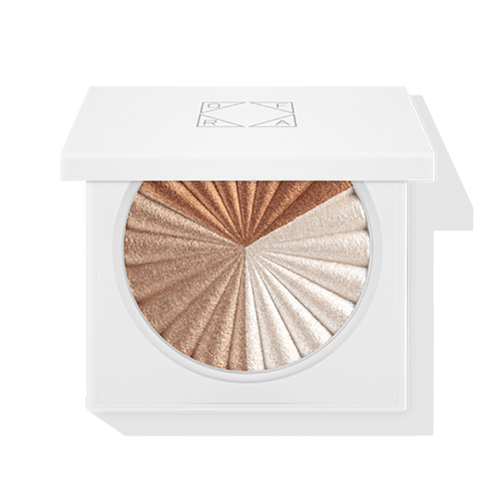 Ofra Highlighter 10g, Golden Bronze, Cool Pink, Pearly White, Neutral Shimmer and Pinky-Peach #color_Everglow