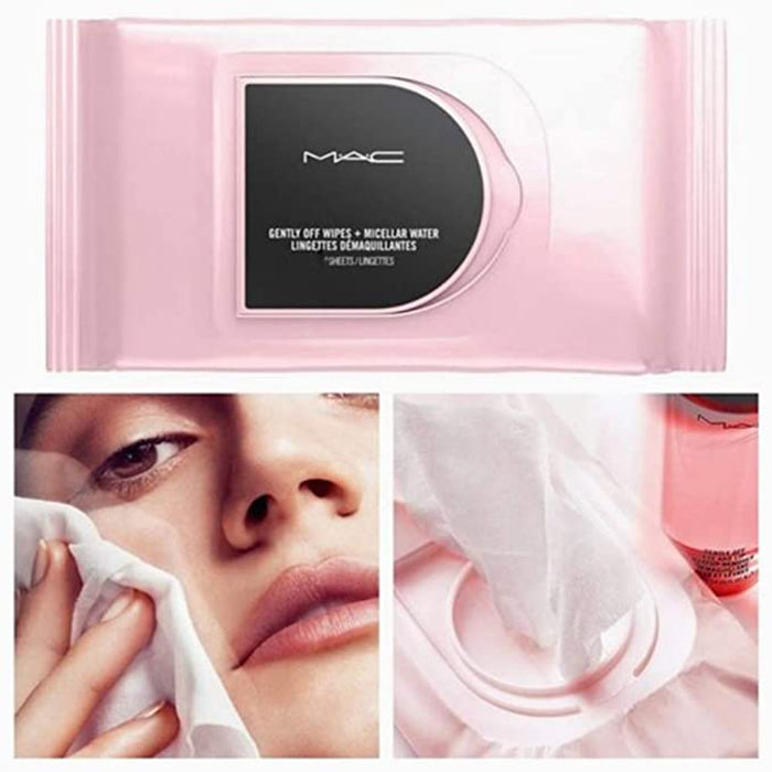 MAC Cosmetics Gently Off Wipes with Micellar Water | Ramfa Beauty