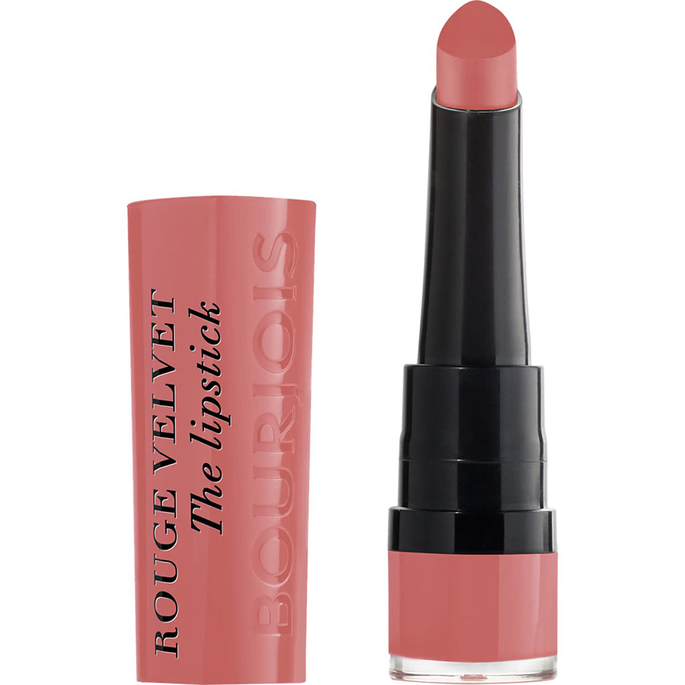 Bourjois Rouge Velvet Lipstick 0.085oz 2.4g Hydrating Matte Lipcolor #color_02 Flaming'rose